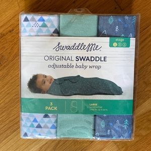 Swaddle Me 3 pack original velcro swaddles (new in package)